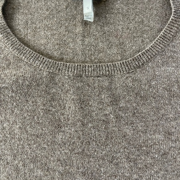 Joie Womens Dark Brown Wool Cashmere Asymmetric Hem Pullover Sweater Size Small - Picture 2 of 9